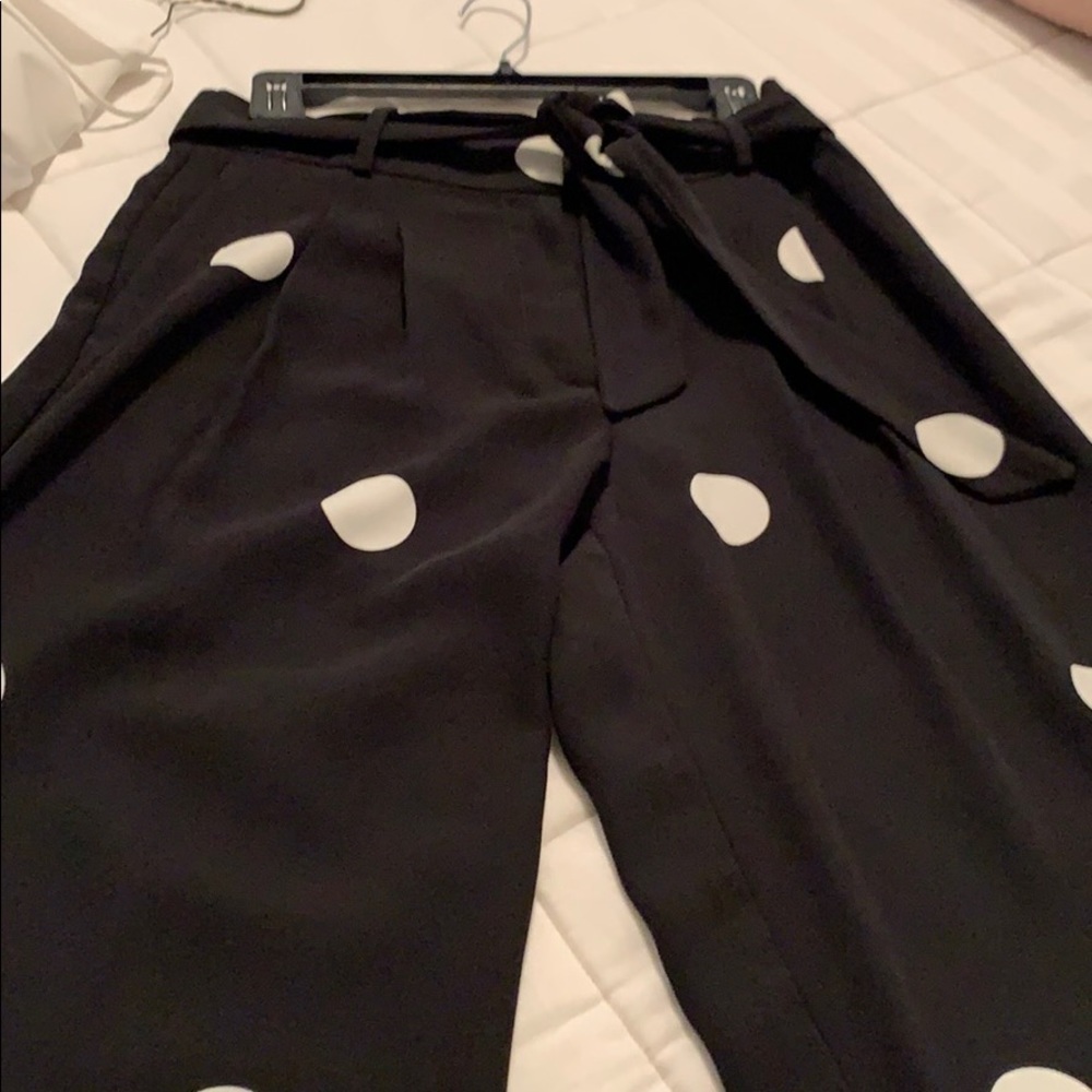 Ann Taylor Tie wide leg pants - Picture 4 of 4